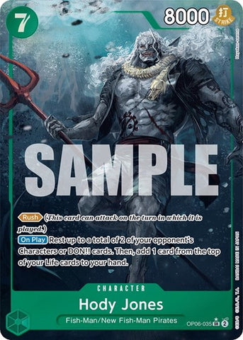 Hody Jones - (OP06-035) - Wings of the Captain - (Super Rare)