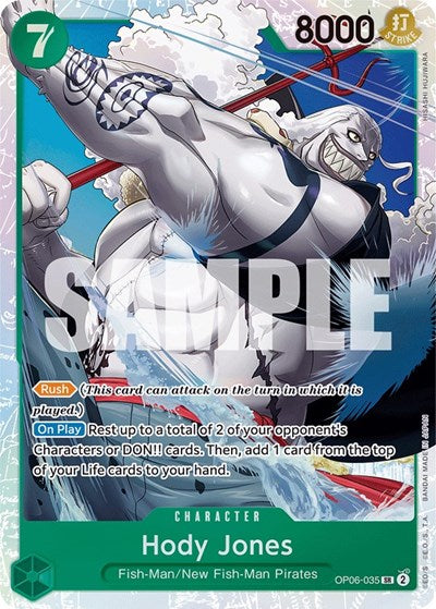Hody Jones - (OP06-035) - Wings of the Captain - (Super Rare)