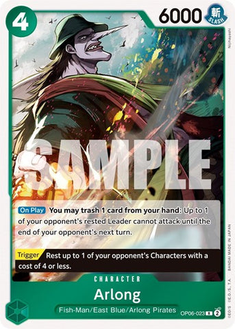 Arlong - (OP06-023) - Wings of the Captain - (Rare)