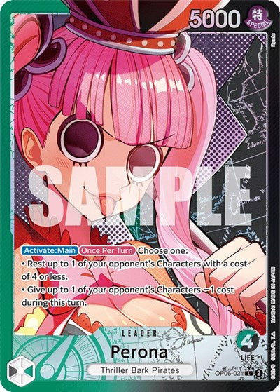 Perona - (OP06-021) - Wings of the Captain - (Leader)