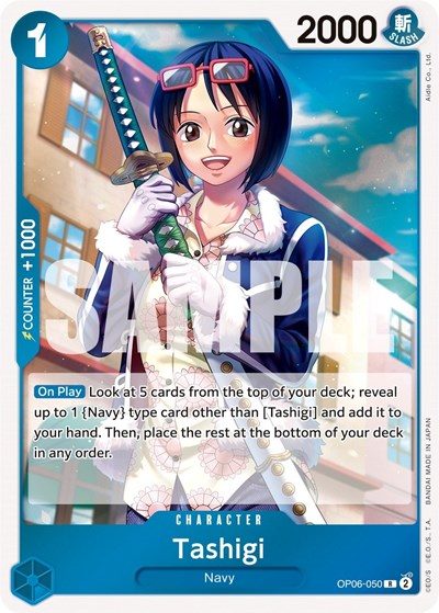 Tashigi - (OP06-050) - Wings of the Captain - (Rare)