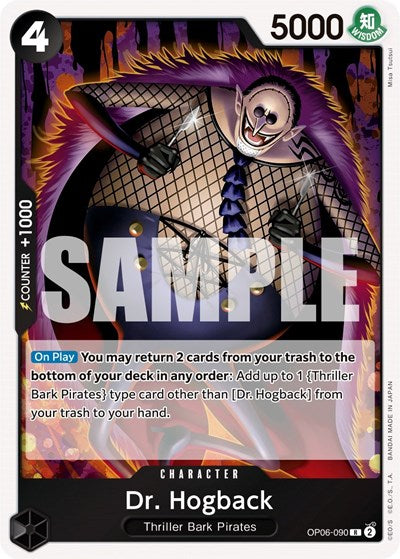 Dr. Hogback - (OP06-090) - Wings of the Captain - (Rare)