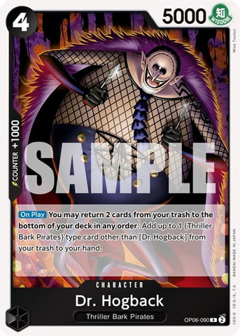 Dr. Hogback - (OP06-090) - Wings of the Captain - (Rare)