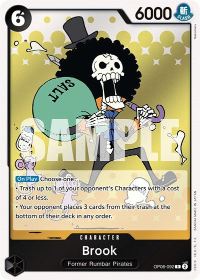 Brook - (OP06-092) - Wings of the Captain - (Rare)
