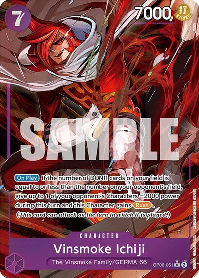 Vinsmoke Ichiji - (OP06-061) - Wings of the Captain - (Rare)