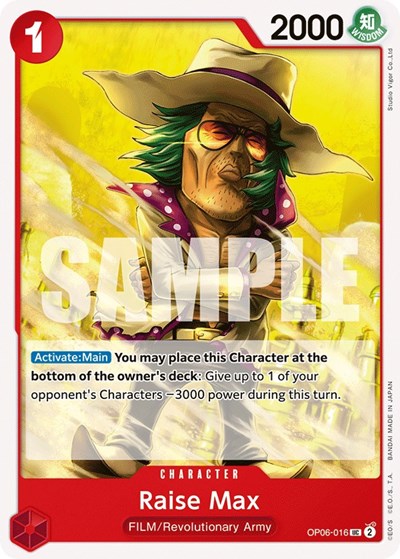 Raise Max - (OP06-016) - Wings of the Captain - (Uncommon)