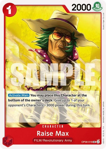 Raise Max - (OP06-016) - Wings of the Captain - (Uncommon)