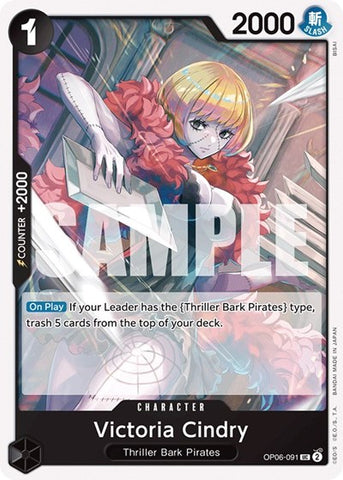 Victoria Cindry - (OP06-091) - Wings of the Captain - (Uncommon)