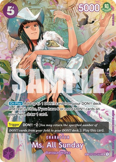 Ms. All Sunday - (OP04-064) - Wings of the Captain - (Super Rare)