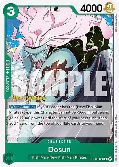 Dosun - (OP06-030) - Wings of the Captain Pre-Release Cards - (Common)