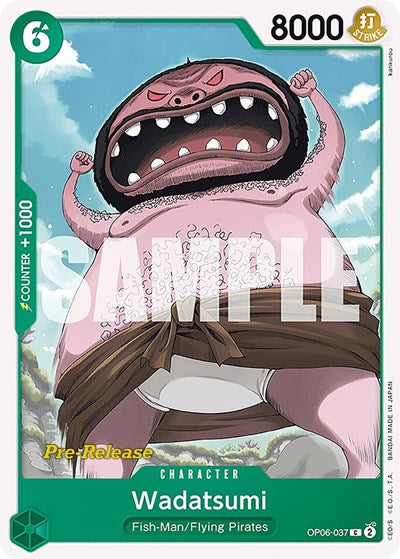 Wadatsumi - (OP06-037) - Wings of the Captain Pre-Release Cards - (Common)