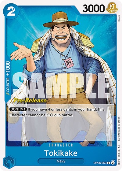 Tokikake - (OP06-052) - Wings of the Captain Pre-Release Cards - (Common)