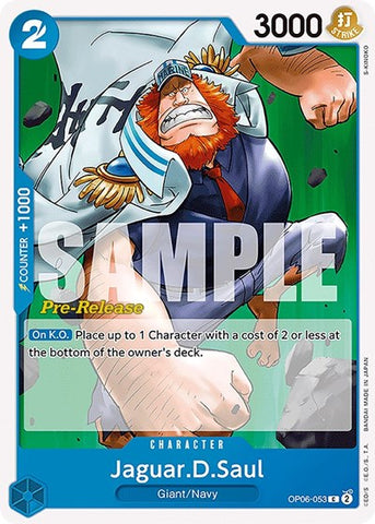 Jaguar.D.Saul - (OP06-053) - Wings of the Captain Pre-Release Cards - (Common)