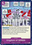 Kingdom of GERMA - (OP06-079) - Wings of the Captain Pre-Release Cards - (Common)