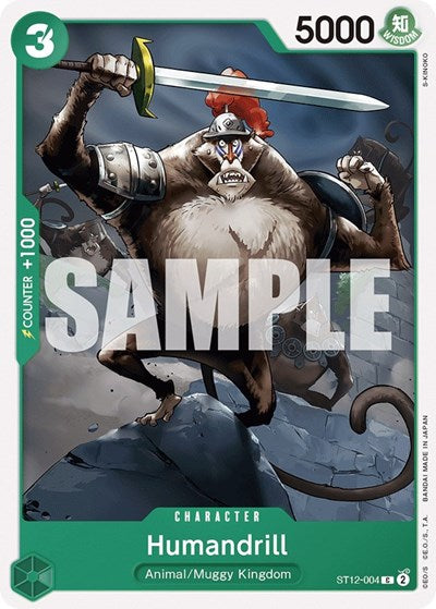 Humandrill - (ST12-004) - Starter Deck 12: Zoro and Sanji - (Common)