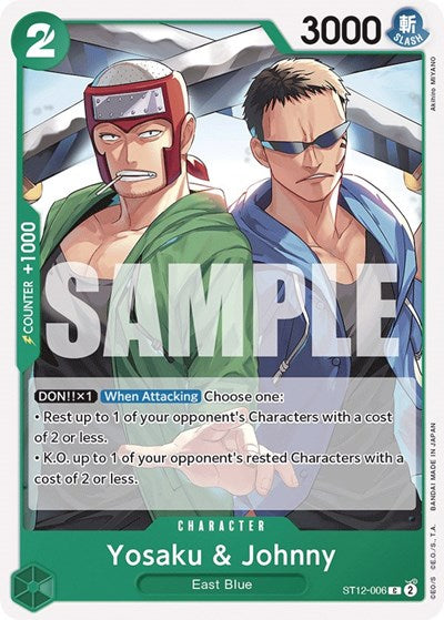 Yosaku & Johnny - (ST12-006) - Starter Deck 12: Zoro and Sanji - (Common)