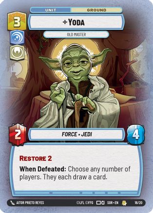 Yoda - Old Master (16/20) [Spark of Rebellion: Weekly Play]