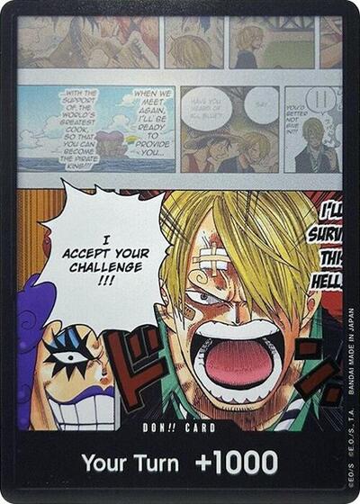 DON!! Card (Ivankov & Sanji) (Double Pack Set Vol. 3) - () - Wings of the Captain - (DON!!)