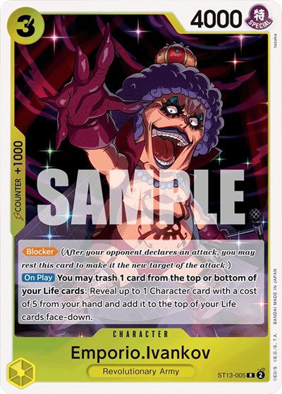 Emporio.Ivankov - (ST13-005) - Ultra Deck: The Three Brothers - (Rare)