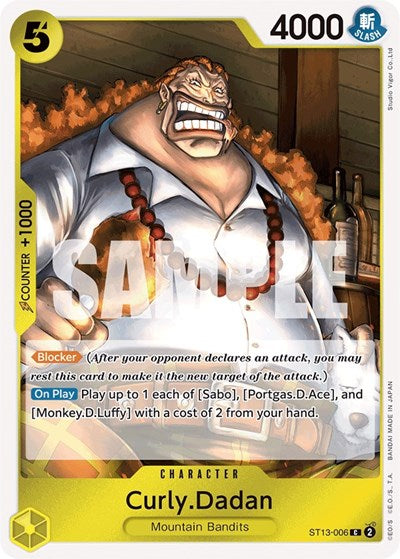 Curly.Dadan - (ST13-006) - Ultra Deck: The Three Brothers - (Common)