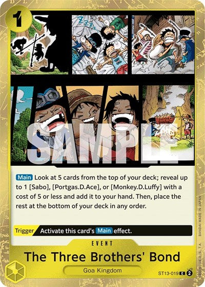 The Three Brothers' Bond - (ST13-019) - Ultra Deck: The Three Brothers - (Common)