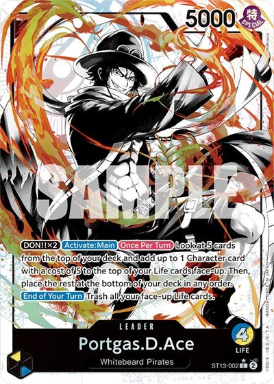 Portgas.D.Ace (Parallel) - (ST13-002) - Ultra Deck: The Three Brothers - (Leader)