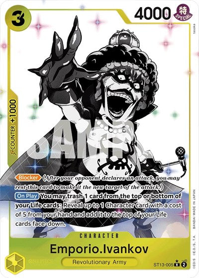 Emporio.Ivankov (Parallel) - (ST13-005) - Ultra Deck: The Three Brothers - (Rare)