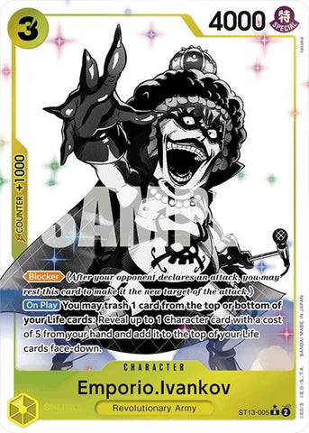 Emporio.Ivankov (Parallel) - (ST13-005) - Ultra Deck: The Three Brothers - (Rare)