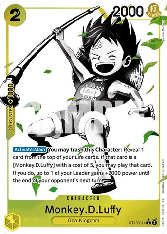 Monkey.D.Luffy (Parallel) - (ST13-014) - Ultra Deck: The Three Brothers - (Common)