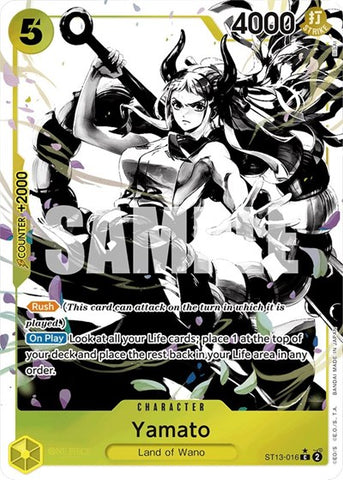Yamato (Parallel) - (ST13-016) - Ultra Deck: The Three Brothers - (Common)