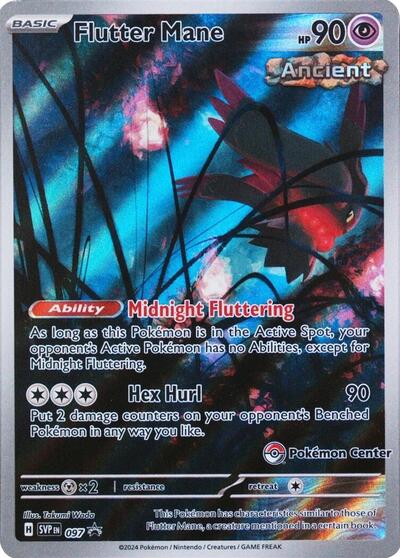 Flutter Mane (Pokemon Center) - (097) - SV: Scarlet & Violet Promo Cards - (Promo)