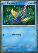 Carvanha - (093) - SV: Scarlet & Violet Promo Cards - (Promo)