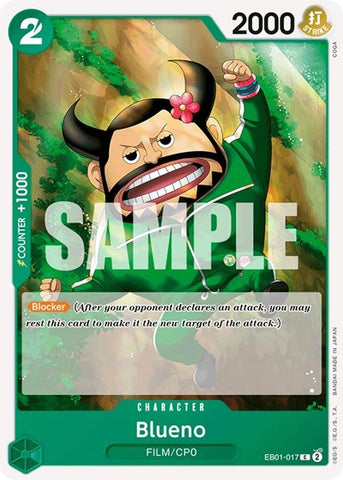 Blueno - (EB01-017) - Extra Booster: Memorial Collection - (Common)