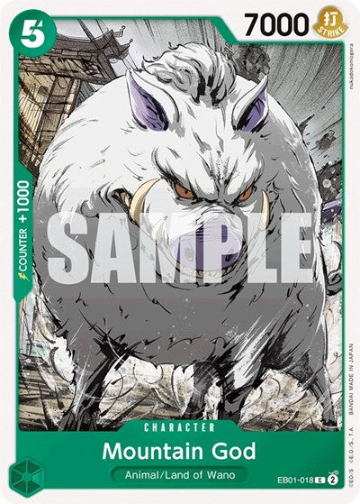 Mountain God - (EB01-018) - Extra Booster: Memorial Collection - (Common)