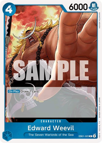 Edward Weevil - (EB01-023) - Extra Booster: Memorial Collection - (Rare)