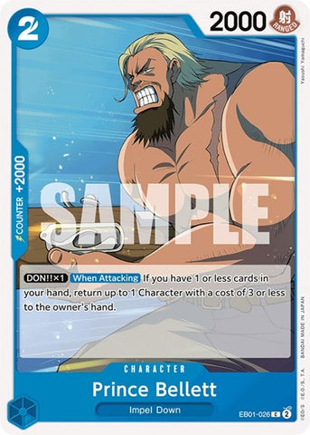 Prince Bellett - (EB01-026) - Extra Booster: Memorial Collection - (Common)