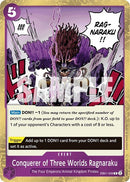 Conquerer of Three Worlds Ragnaraku - (EB01-039) - Extra Booster: Memorial Collection - (Rare)