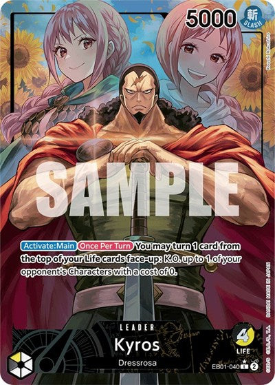 Kyros - (EB01-040) - Extra Booster: Memorial Collection - (Leader)