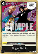 Finger Pistol - (EB01-051) - Extra Booster: Memorial Collection - (Rare)