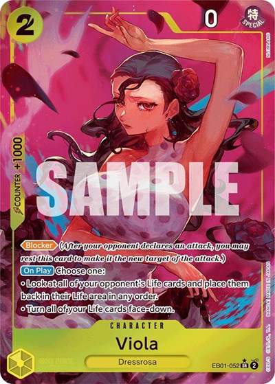 Viola - (EB01-052) - Extra Booster: Memorial Collection(Super Rare)
