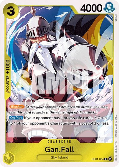 Gan.Fall - (EB01-054) - Extra Booster: Memorial Collection - (Rare)