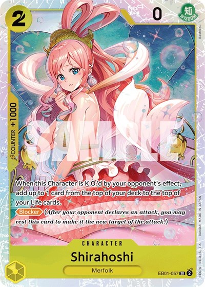 Shirahoshi - (EB01-057) - Extra Booster: Memorial Collection - (Super Rare)