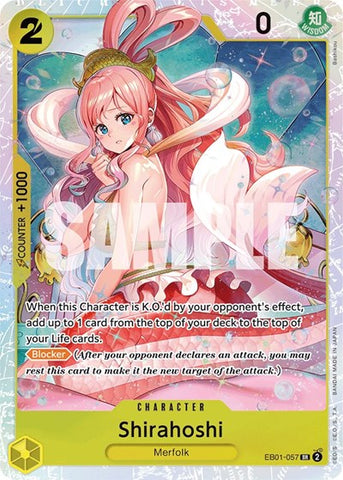 Shirahoshi - (EB01-057) - Extra Booster: Memorial Collection - (Super Rare)