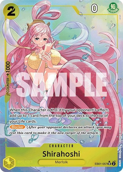 Shirahoshi - (EB01-057) - Extra Booster: Memorial Collection(Super Rare)