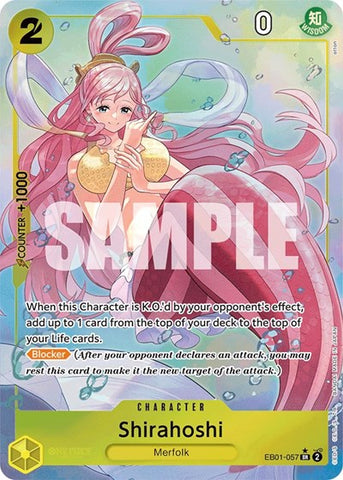 Shirahoshi - (EB01-057) - Extra Booster: Memorial Collection - (Super Rare)