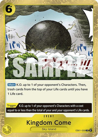 Kingdom Come - (EB01-059) - Extra Booster: Memorial Collection - (Rare)