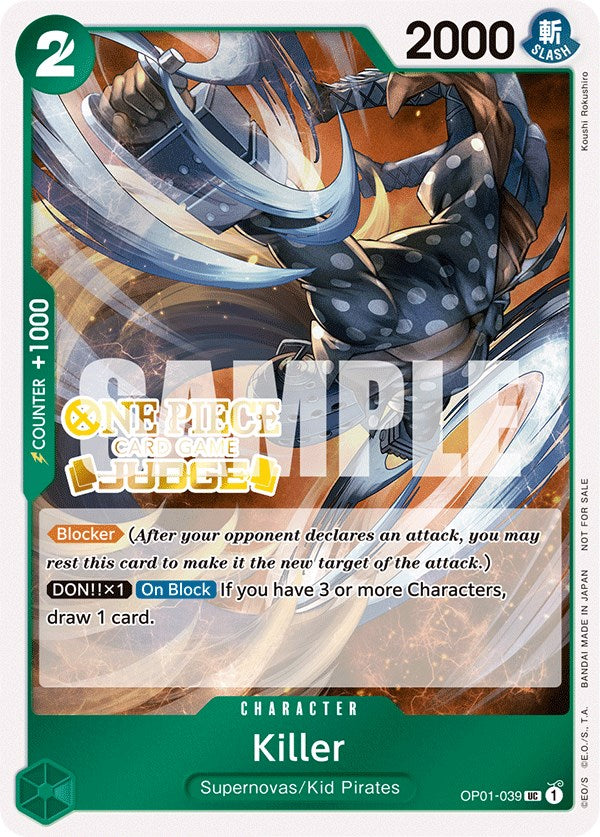 Killer (Judge Pack Vol. 3) [One Piece Promotion Cards]