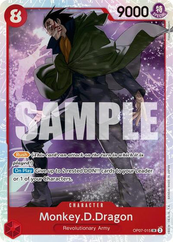 Monkey.D.Dragon - (OP07-015) - 500 Years in the Future - (Super Rare)