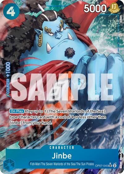 Jinbe (Parallel) - (OP07-045) - 500 Years in the Future - (Super Rare)