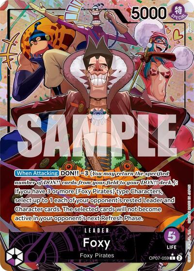 Foxy (Parallel) - (OP07-059) - 500 Years in the Future - (Leader)